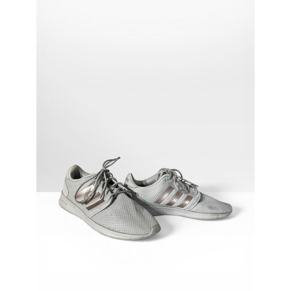 Adidas Cloudfoam Womens Size 8.5 Gray Shoes Athletic Sneakers Walking Comfort